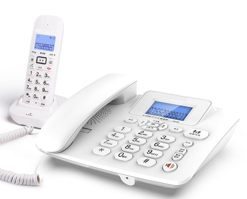 Home Office Call Center - Teléfono Inalámbrico 1-4 Manos Libres, Contestador