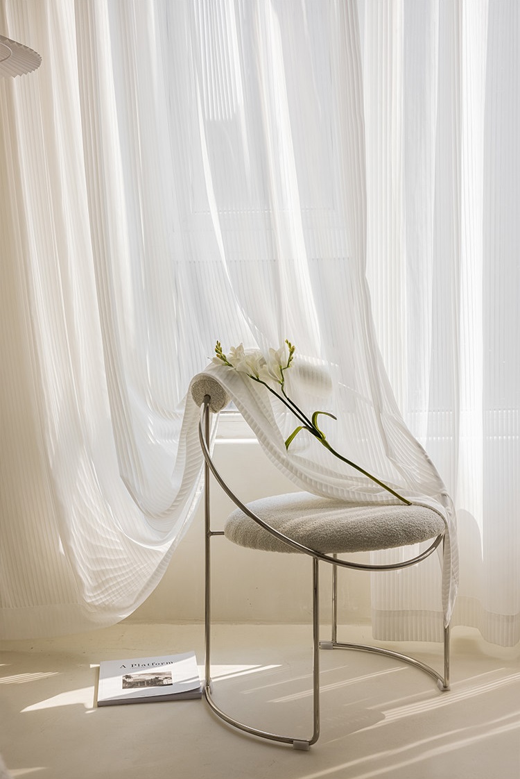 Home Office Ye - Persianas verticales, cortinas blancas de fantasía