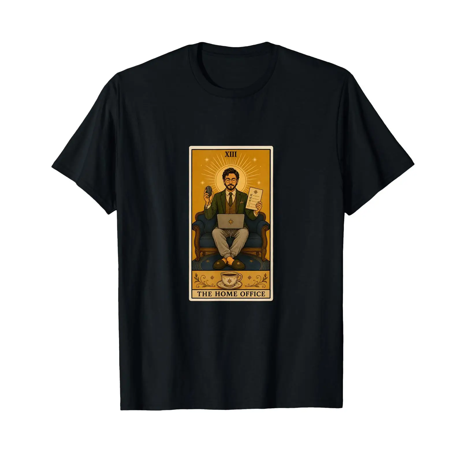 Home Office Trabajo - Camiseta The Home Office Tarot Card