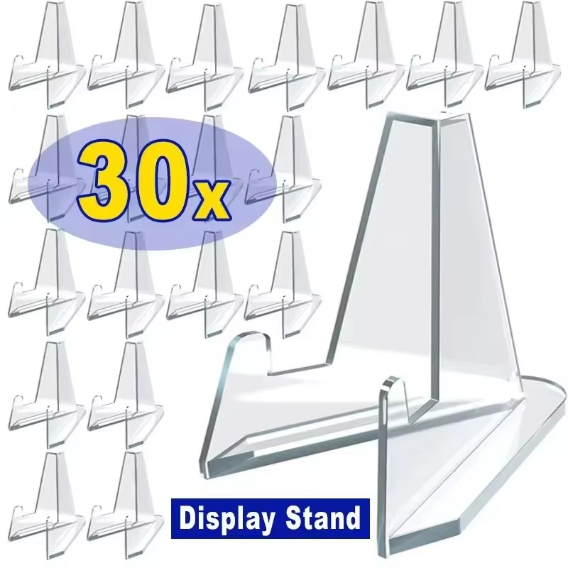 Document Holder Stand - 30-1PCS Soporte Triangular para Tarjetas, Mini