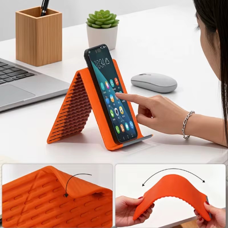 Home Office Call Center - Soporte de silicona plegable y flexible
