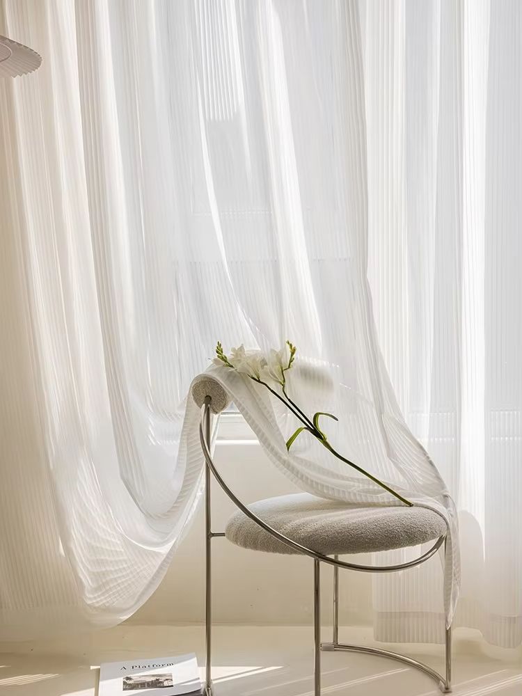 Cortinas blancas de fantasía p - Home Office Ye reseña y precio