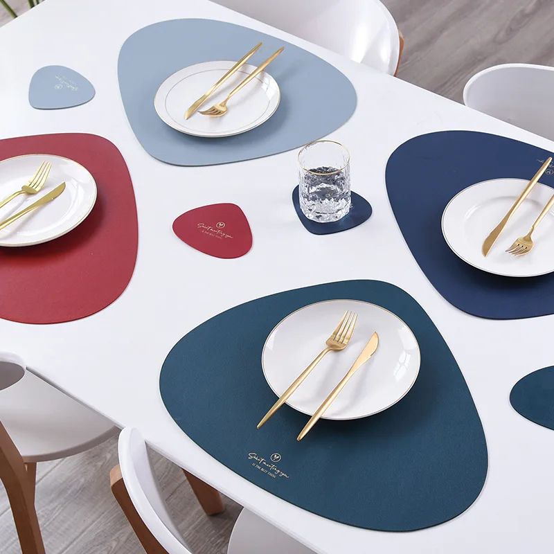 Juego de manteles individuales - Desk Mat Leather reseña y precio
