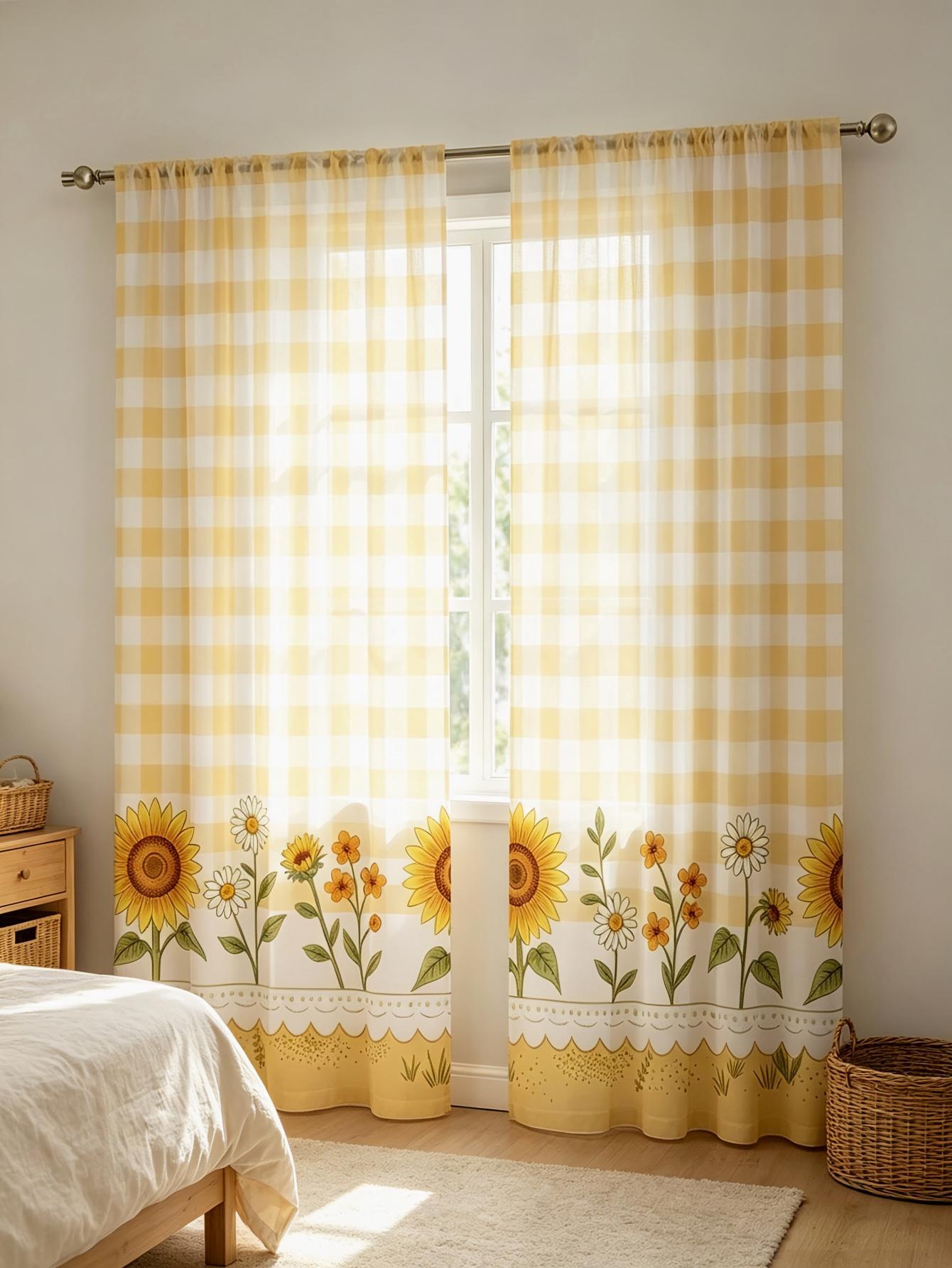 2 Cortinas Transparentes con E - Home Office Rate reseña y precio