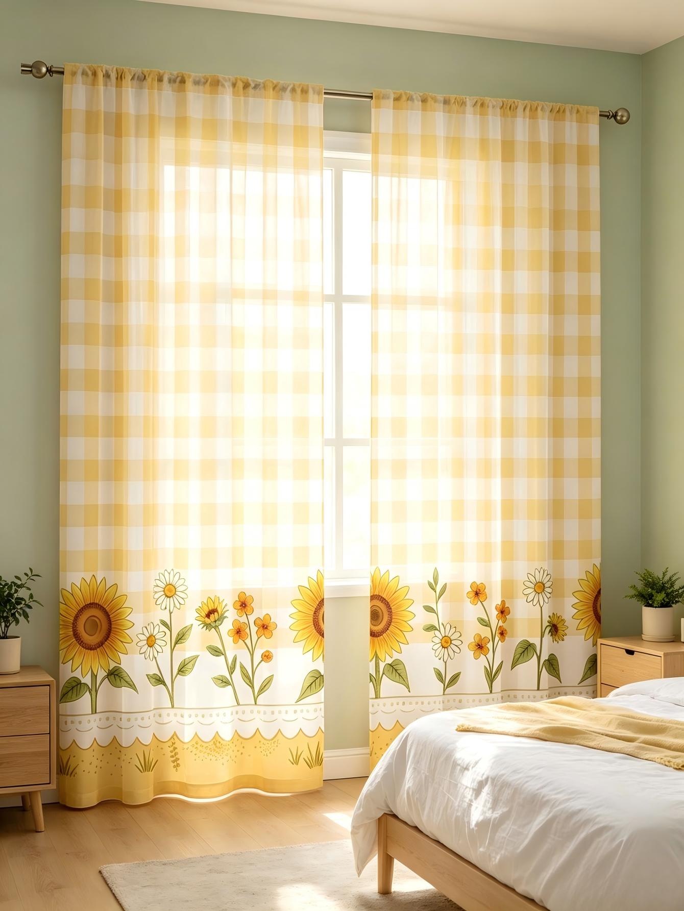 2 Cortinas Transparentes con E - Home Office Rate reseña y precio