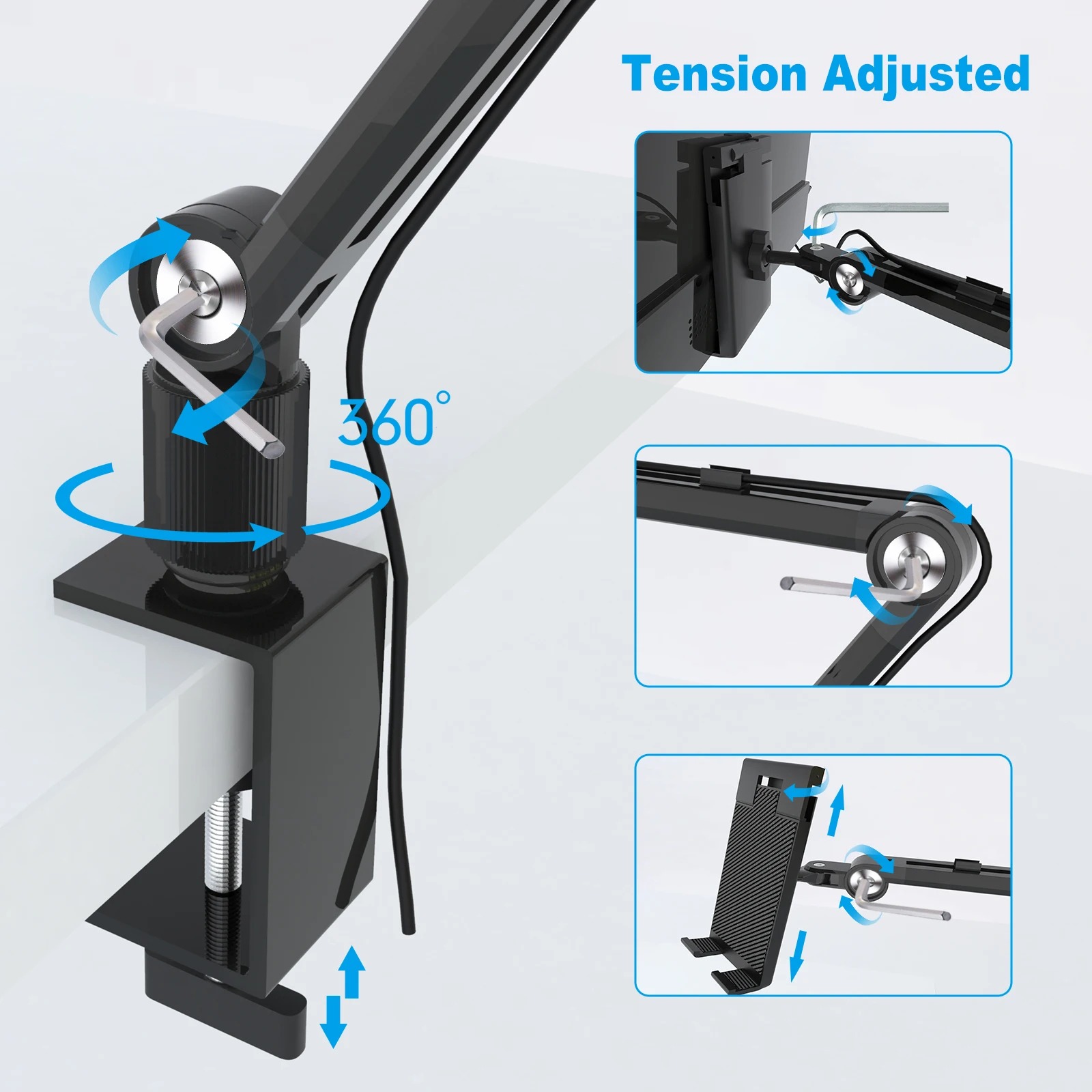 Soporte para tableta 2025 para - Monitor Arm Dual reseña y precio