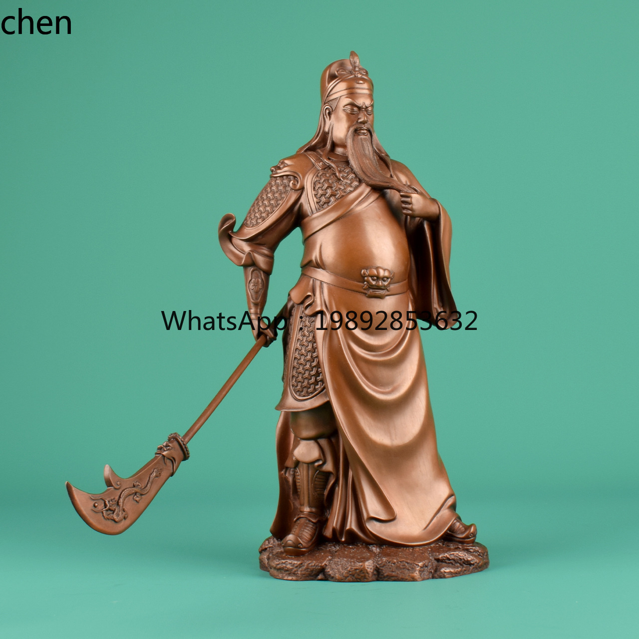Figura de Guan Gong de Cobre R - Home Office Ye reseña y precio