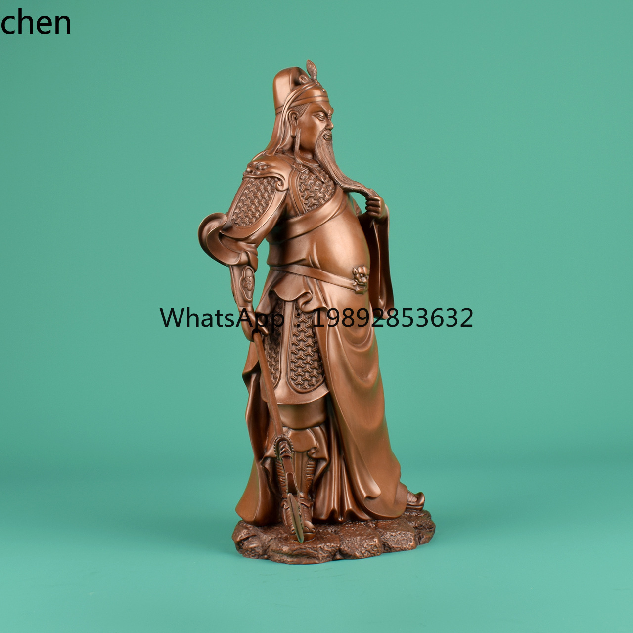 Figura de Guan Gong de Cobre R - Home Office Ye reseña y precio