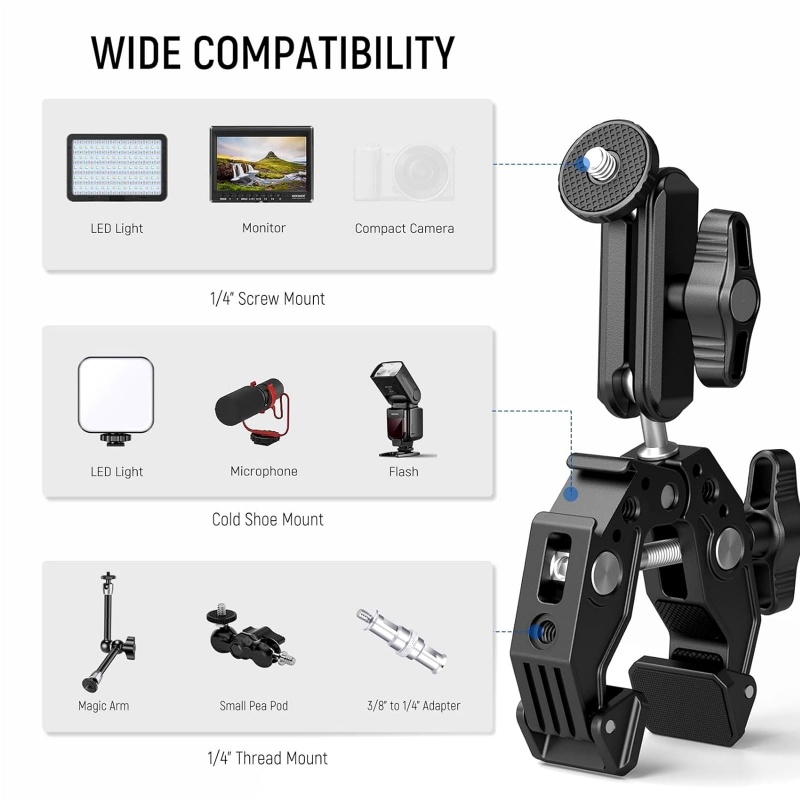 Abrazadera Universal de Alumin - Monitor Arm Dual reseña y precio
