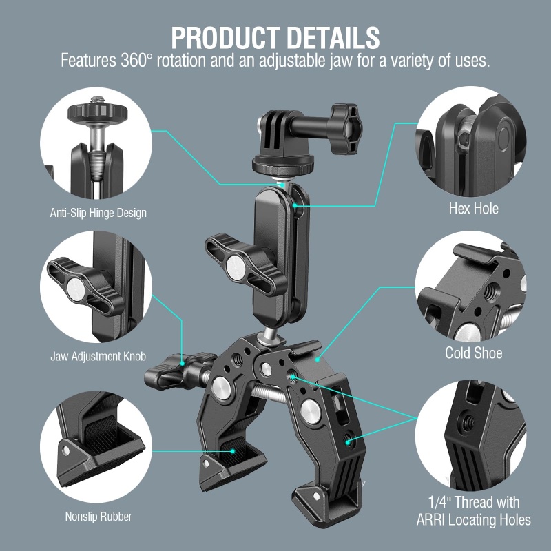 Abrazadera Universal de Alumin - Monitor Arm Dual reseña y precio