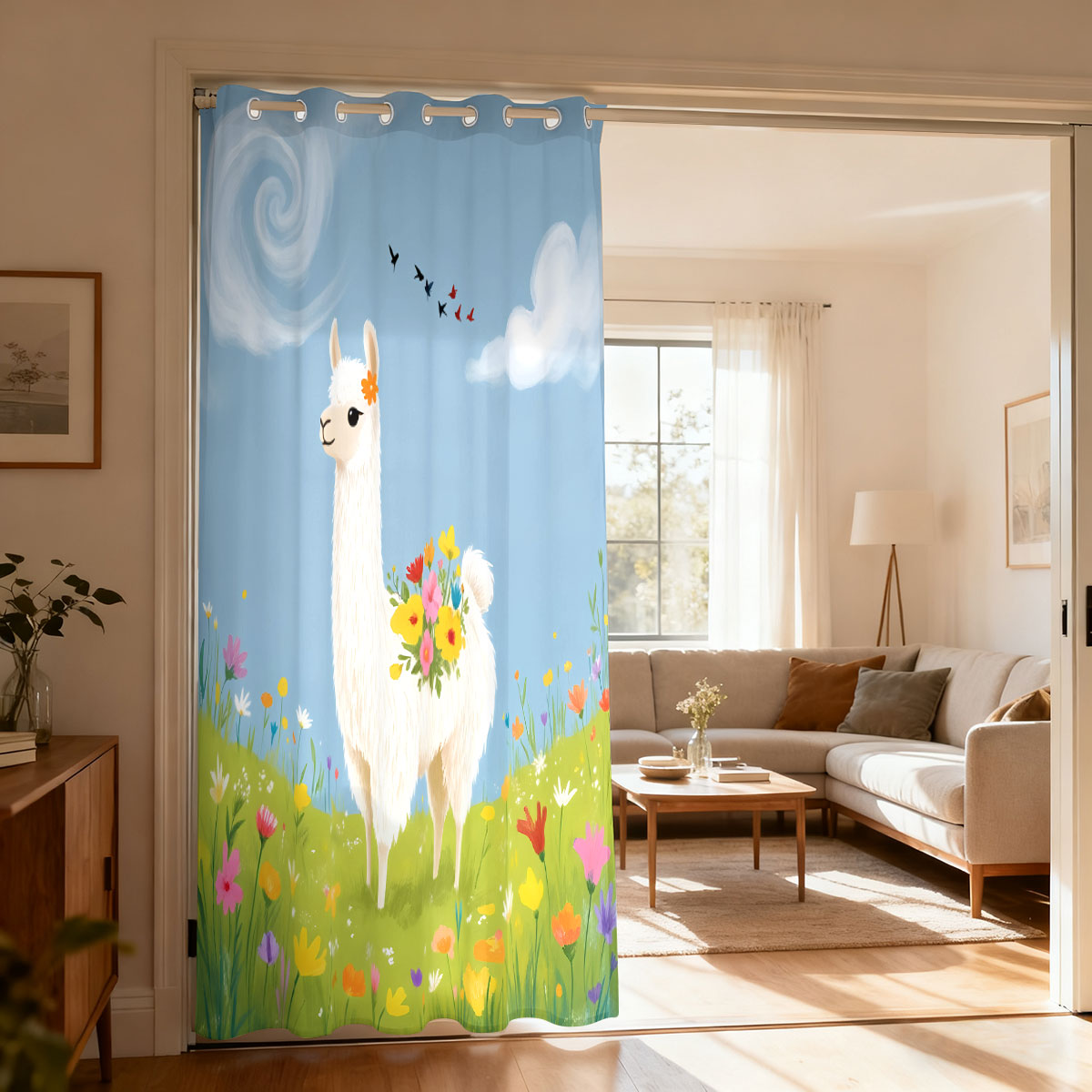 Cortina de un solo panel con i - Home Office Rate reseña y precio