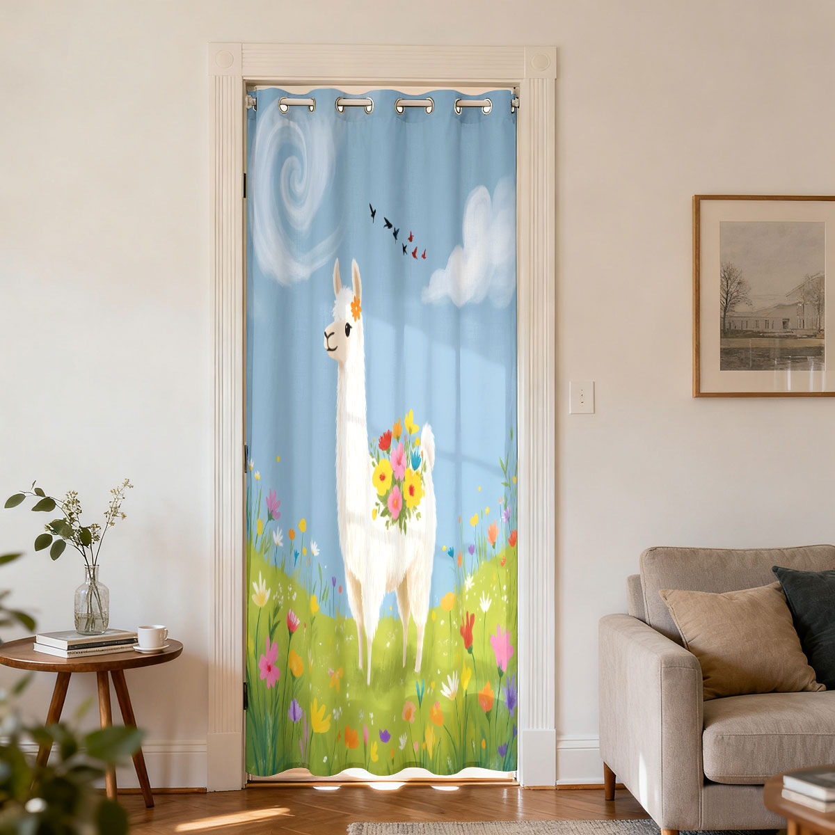 Cortina de un solo panel con i - Home Office Rate reseña y precio