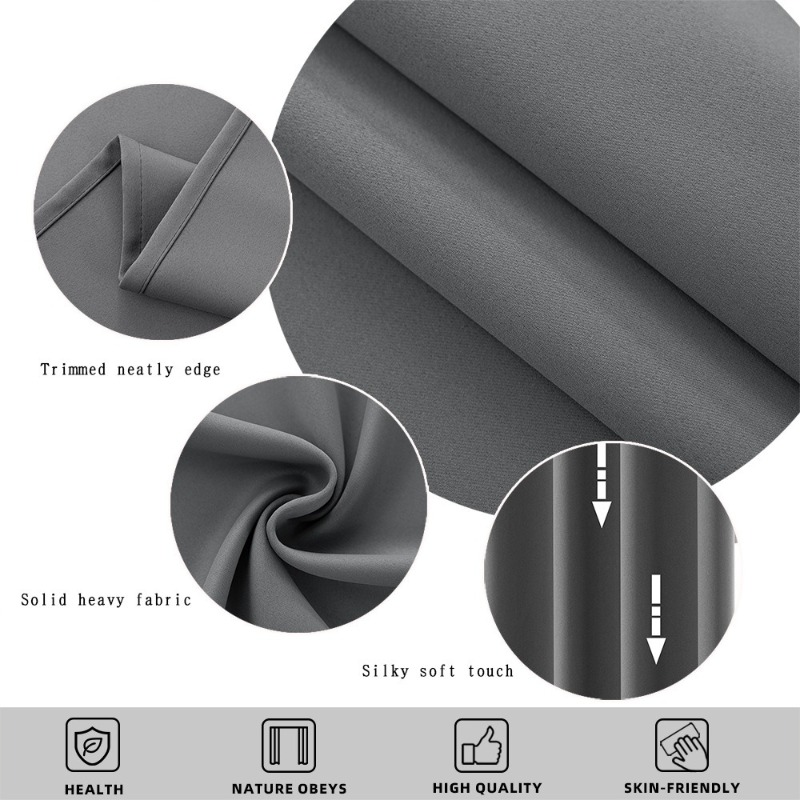 Cortinas Opacas Modernas de Co - Home Office Rate reseña y precio