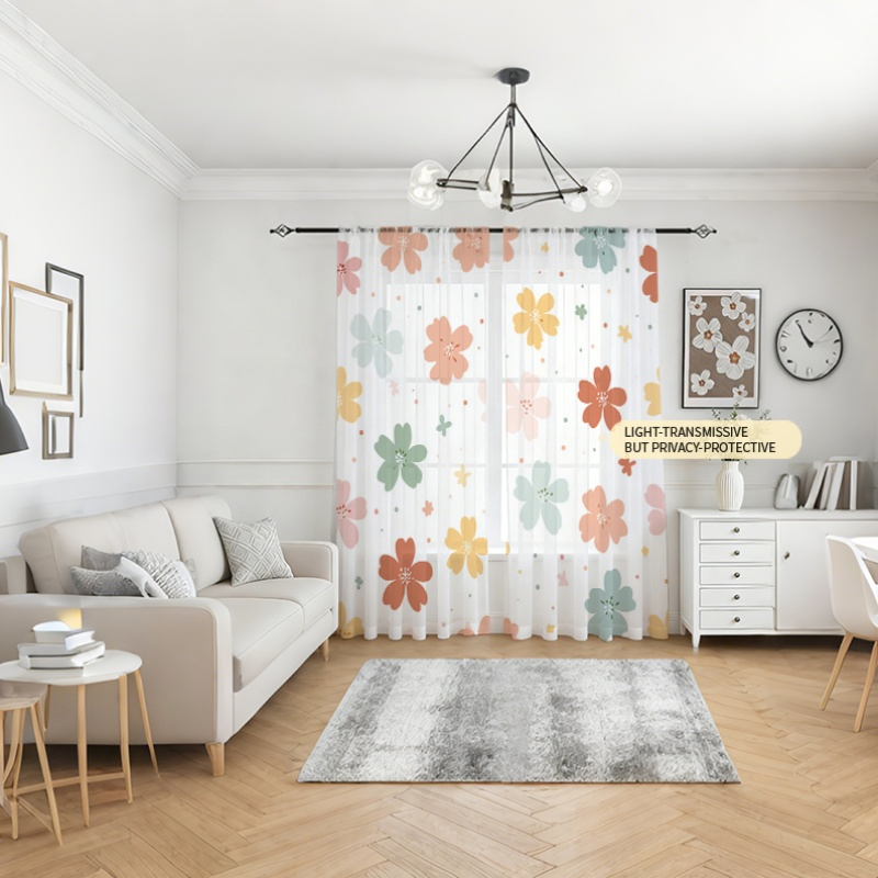 2 Cortinas Transparentes con E - Home Office Rate reseña y precio