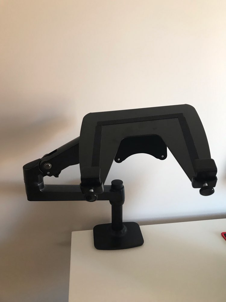 Soporte de escritorio de aleac - Monitor Arm Dual reseña y precio