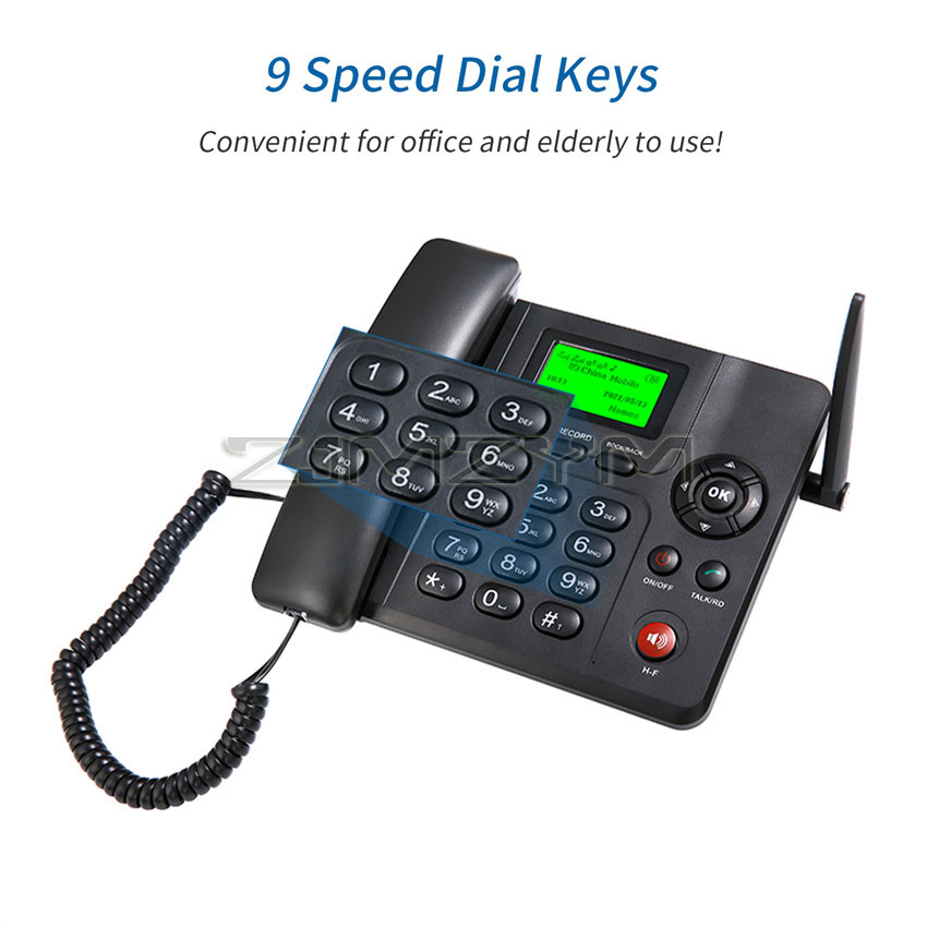 Teléfono fijo inalámbrico con  - Home Office Call Center reseña y precio