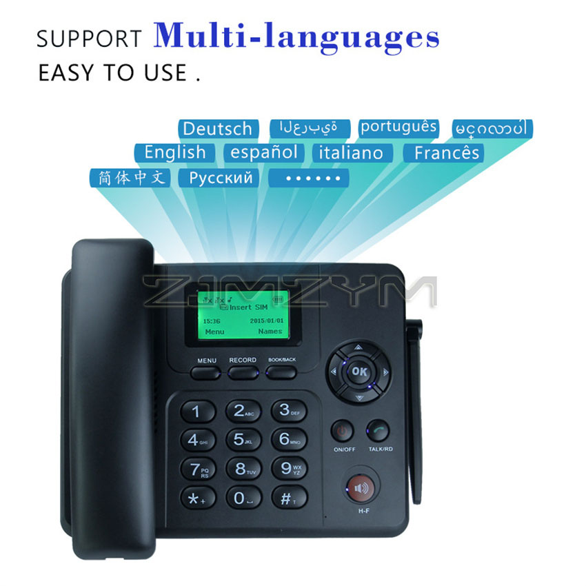 Teléfono fijo inalámbrico con  - Home Office Call Center reseña y precio