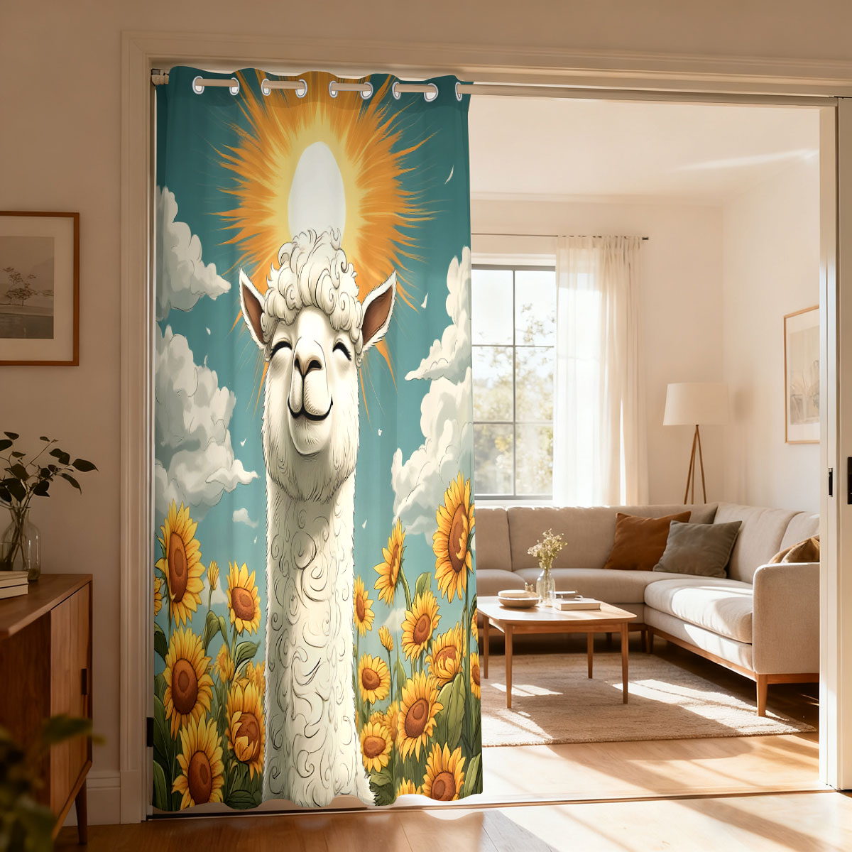Cortina de un solo panel con e - Home Office Rate reseña y precio